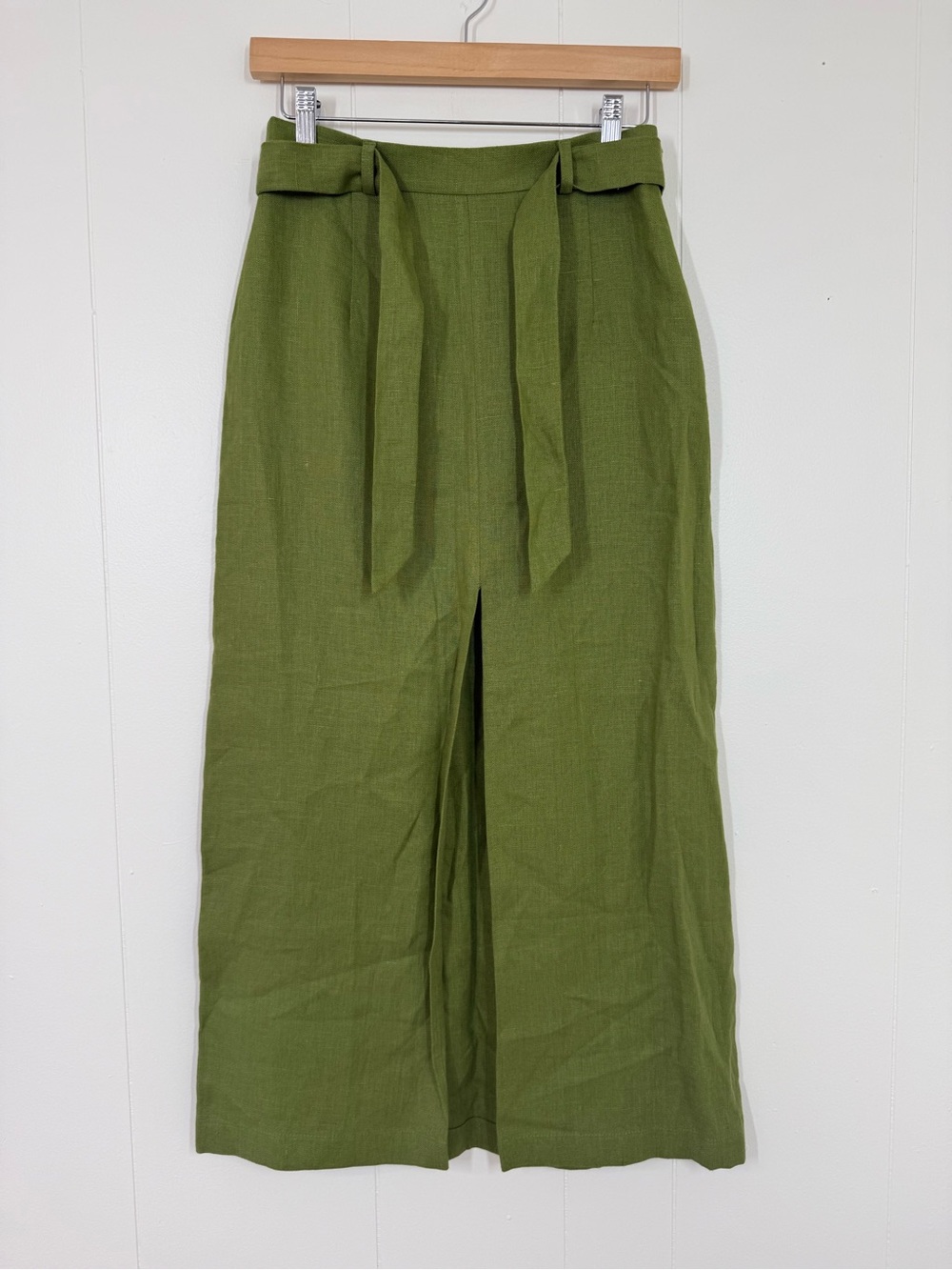 Paloma Wool Olive Green Midi Skirt